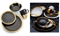 Godinger Golden Onyx Dinnerware Collection 